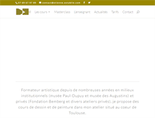 Tablet Screenshot of etienneestablie.com